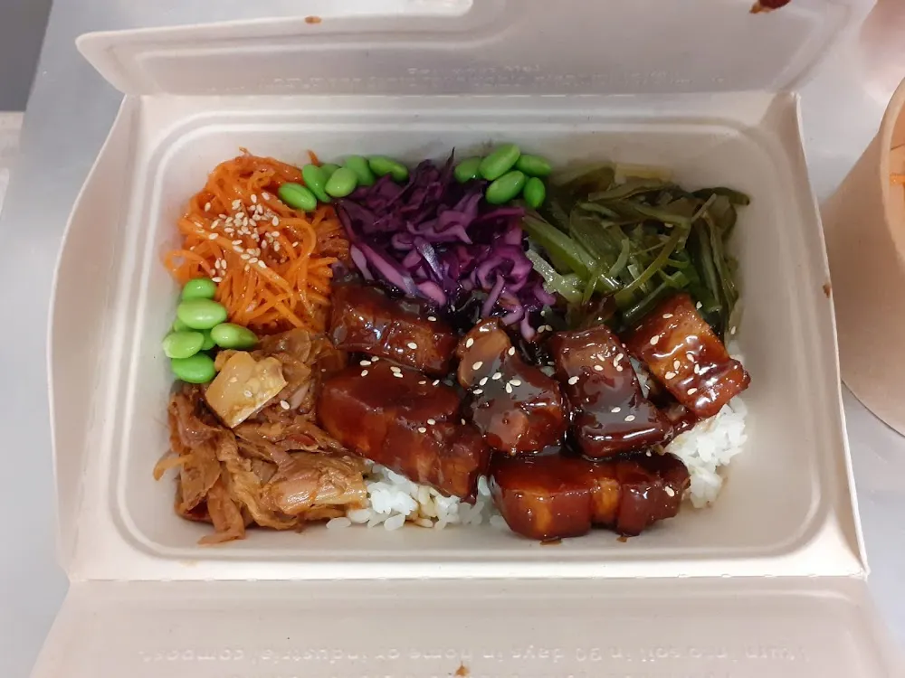 Cotton Candy Pork Rice